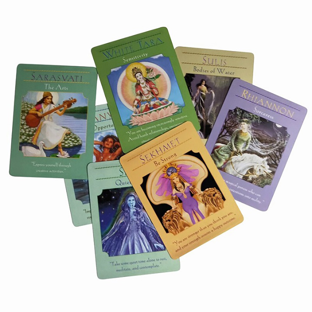 Bộ Bài Oracle Goddess Guidance Oracle Đá Thanh Tẩy