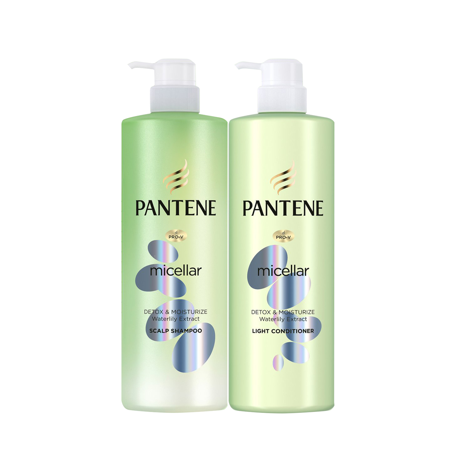 Bộ Đôi Pantene Micellar Hương Hoa Súng (Dầu Gội 530ml + Kem Xả 530ml)