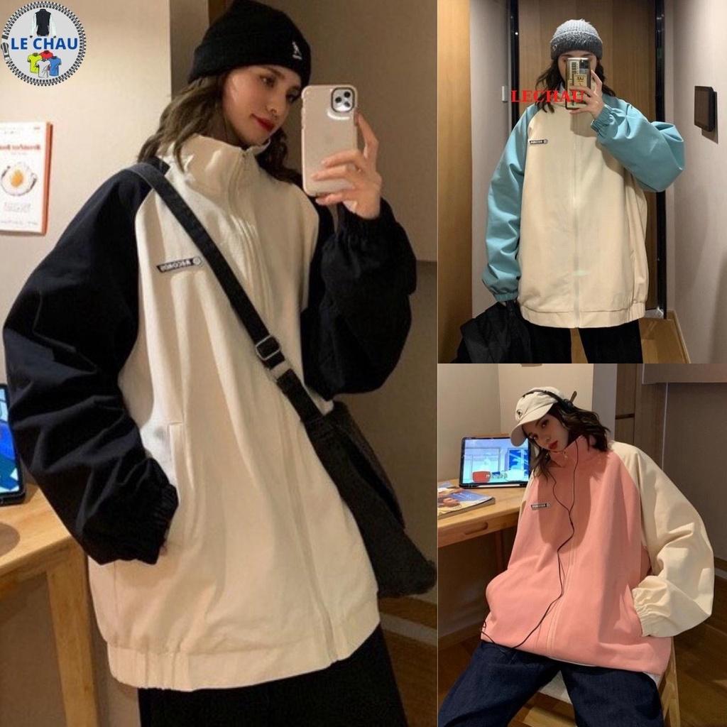 Áo khoác dù bomber chống nắng unisex form rộng vải nylon 2 lớp bền đẹp