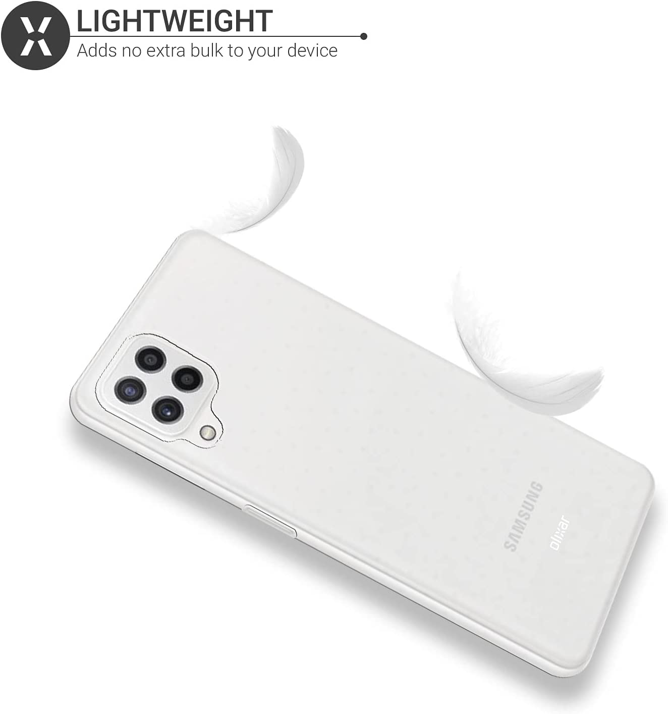 Ốp lưng silicon dẻo trong suốt mỏng 0.6mm cho Samsung Galaxy A22 4G / M22 / M32 hiệu Ultra Thin độ trong tuyệt đối chống trầy xước - Hàng nhập khẩu