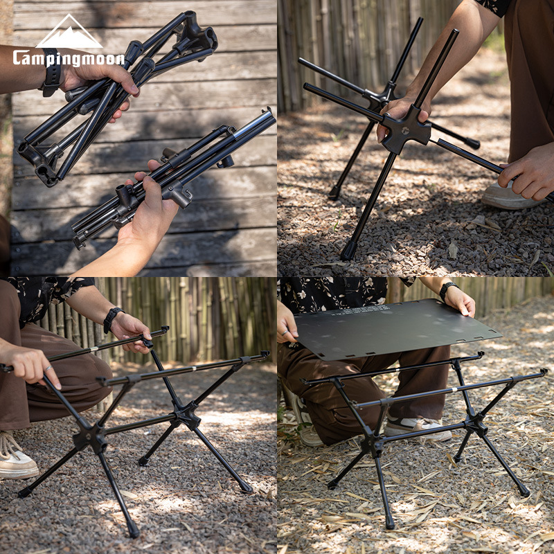 Bàn nhôm cắm trại đa năng Campingmoon T-510