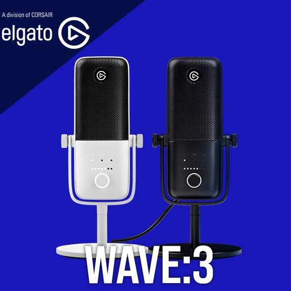 Thiết bị thu âm Microphone Elgato Wave:3_Mới, hàng chính hãng