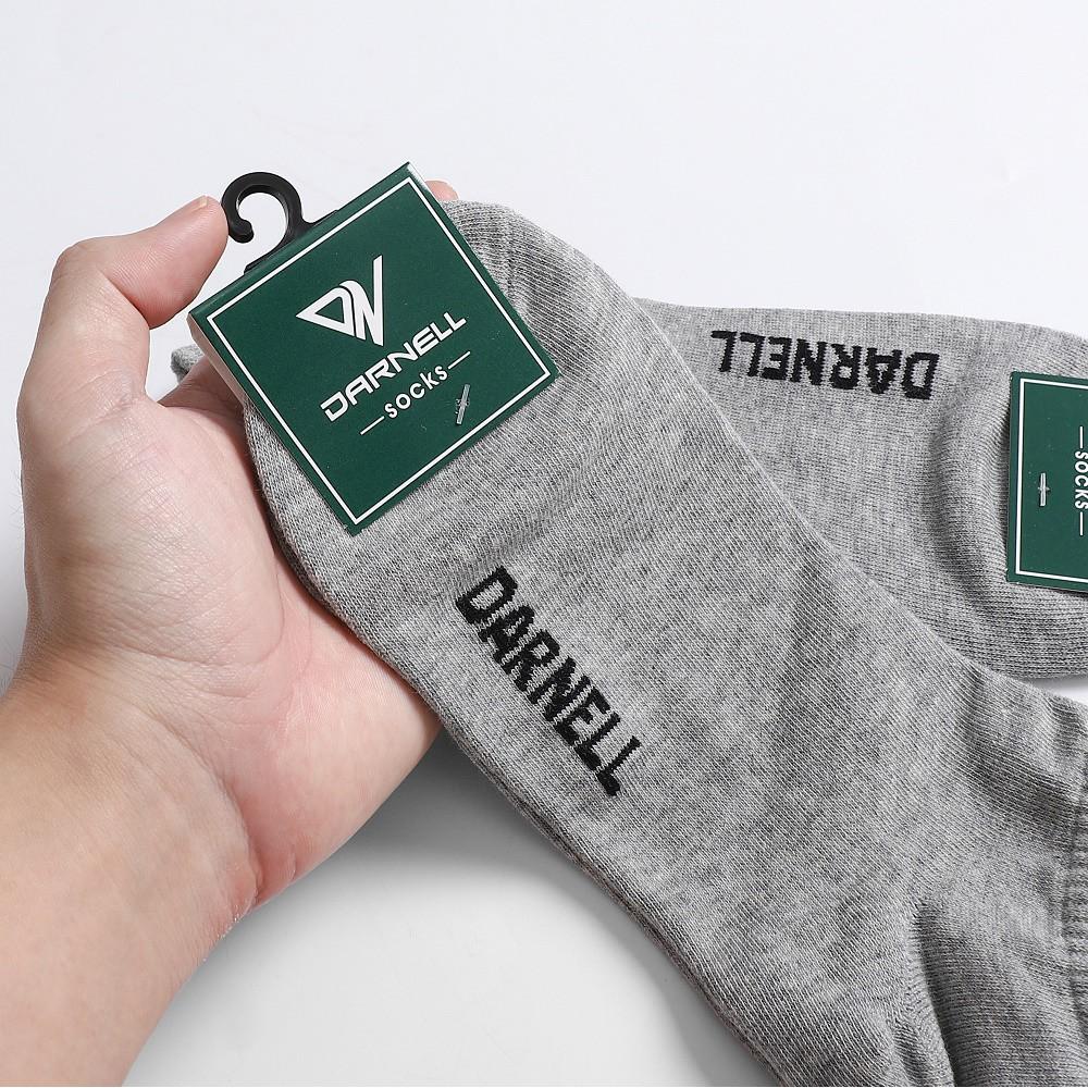 Tất Nam Nữ Cổ Ngắn, Vớ Ngắn Nam Nữ Vải Cotton Chất Liệu Cao Cấp Thoáng Mát Khử Mùi Chính Hãng DARNELL