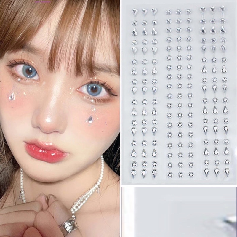 Phụ Kiện Đá Đính Mắt Make up trang điểm thoải mái kết hợp sáng tạo nhiều concept chụp ảnh