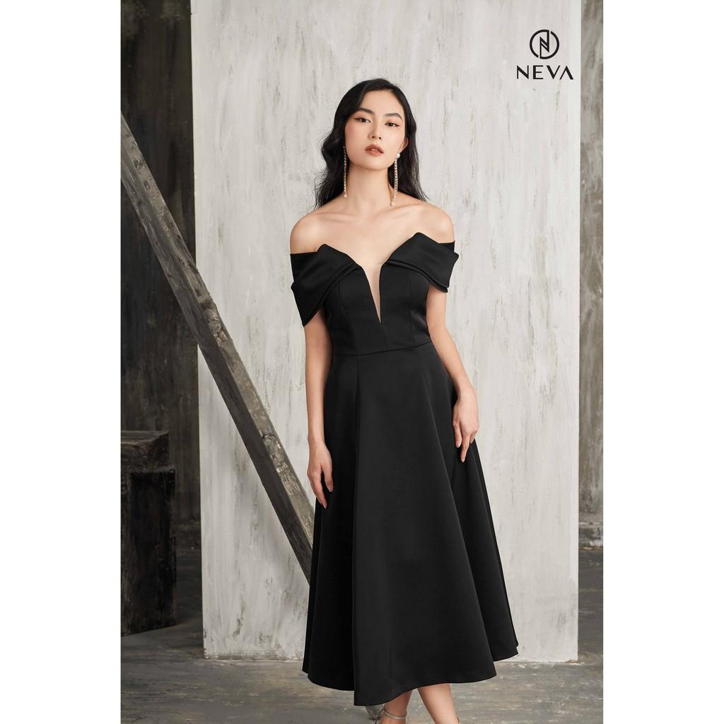 Đầm dạ hội trễ vai NEVA C450012