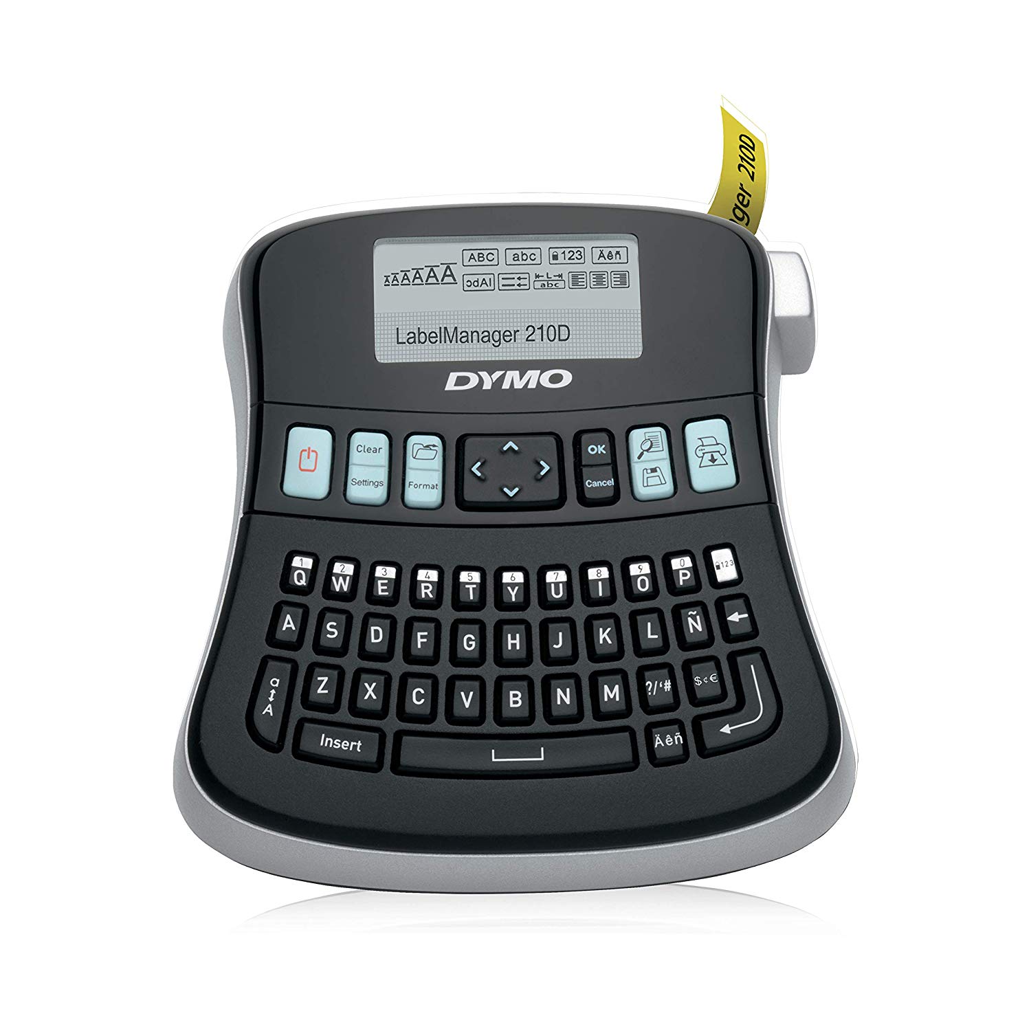 Máy in quản lý nhãn Dymo 210D bàn phím QWERTY