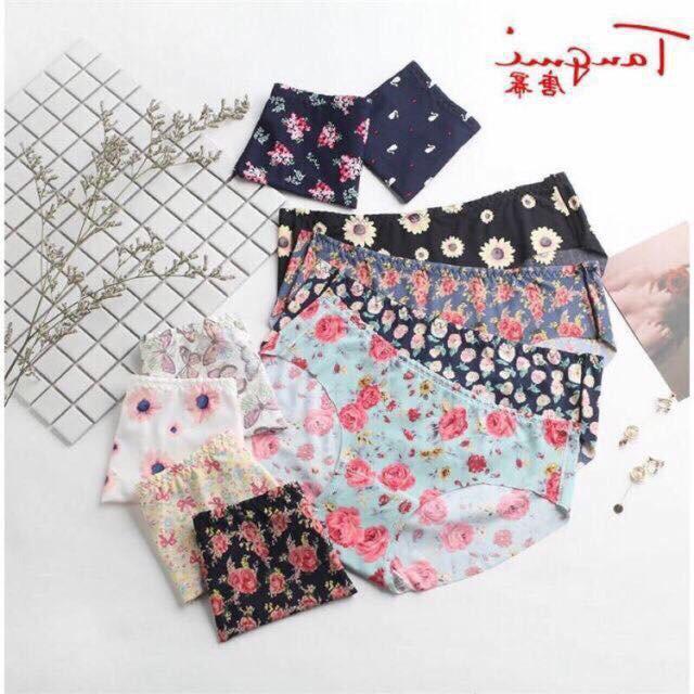 Set 10 Quần Lót Đúc Su Hoa Điều Hoà Loại 1