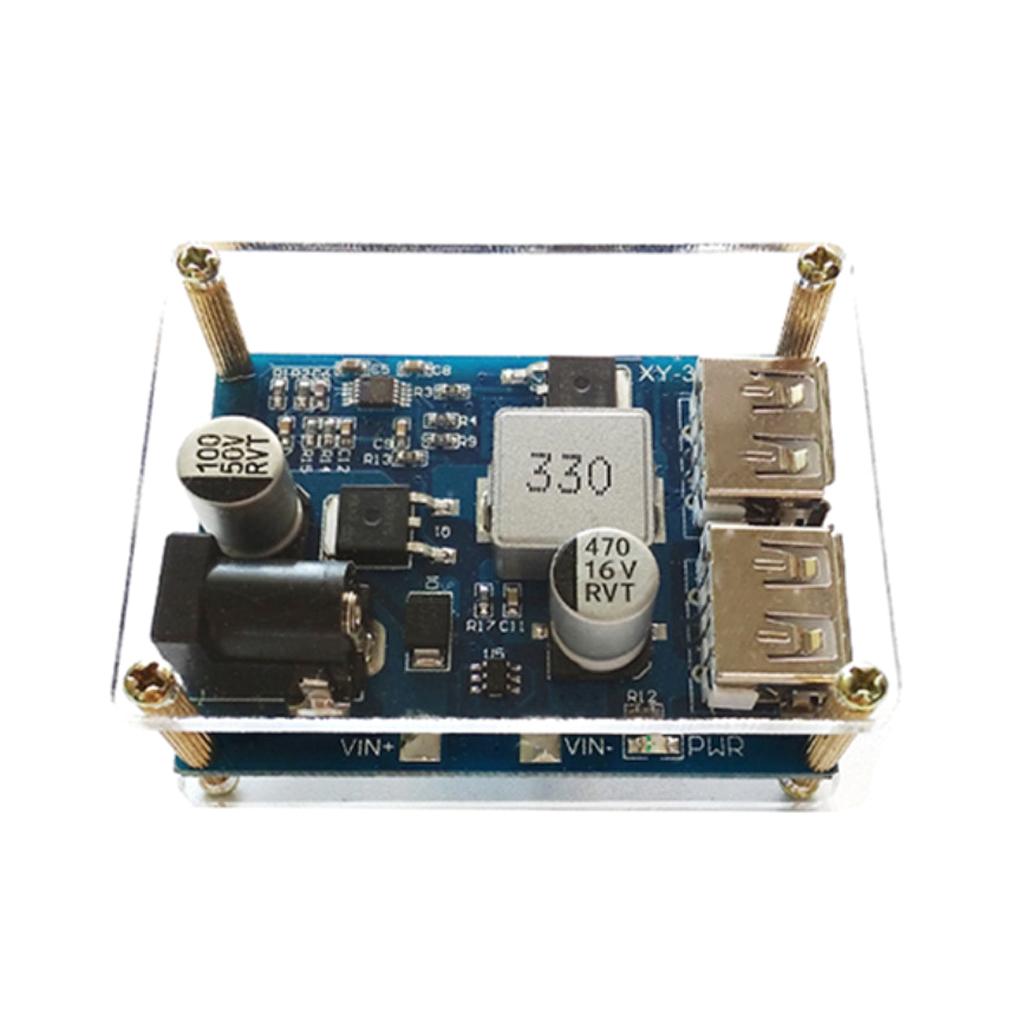 DC-DC Converter Adjustable Step-Down Buck Power Supply Module 24V/12V to 5V