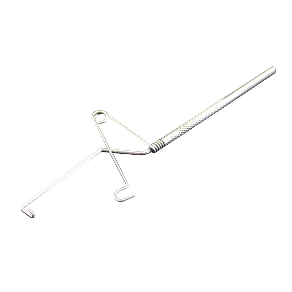 Multifunction Fly Tying Finisher Device Fishing Hook Stainless Steel