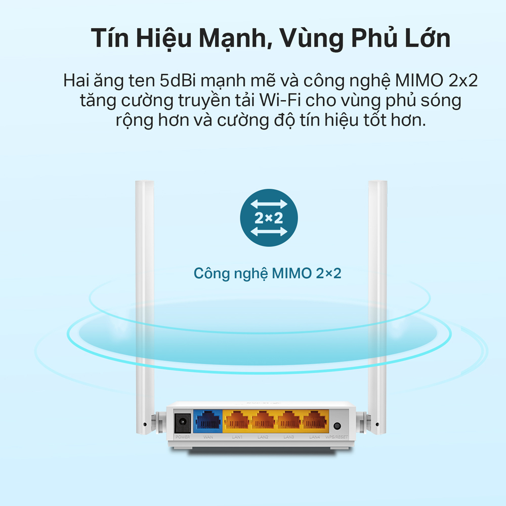  Router Wifi Chuẩn N 300Mbps TP-Link TL-WR844N  - Hàng Chính Hãng