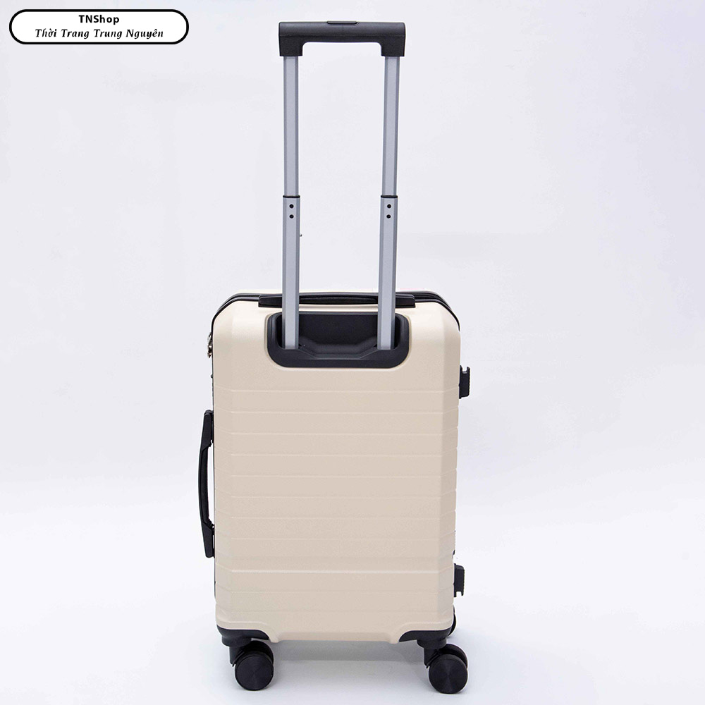 Vali Du Lịch Xbags White Titan Pro XB 6105 - Vali 20 Inch Có Cổng Sạc USB Tiện Lợi, Khóa TSA, Nhựa ABS Chống Va Đập, Thiết Kế Hiện Đại, Bền Bỉ