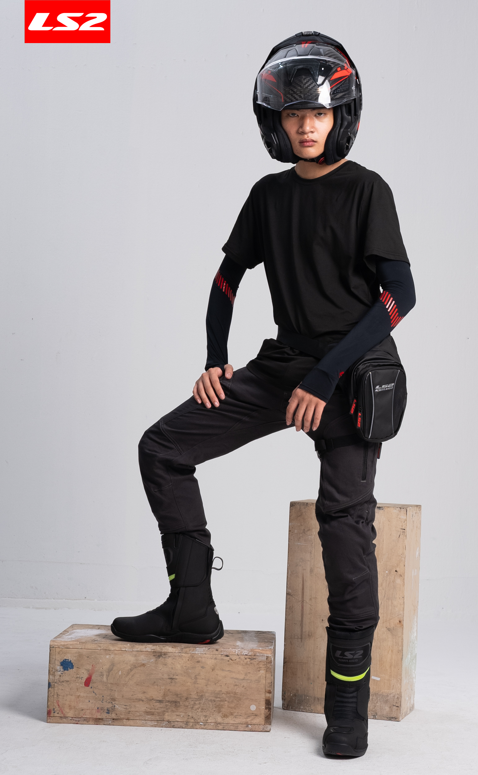 Quần Khaki Bảo Hộ Mô Tô, Xe Máy LS2 Straight Man