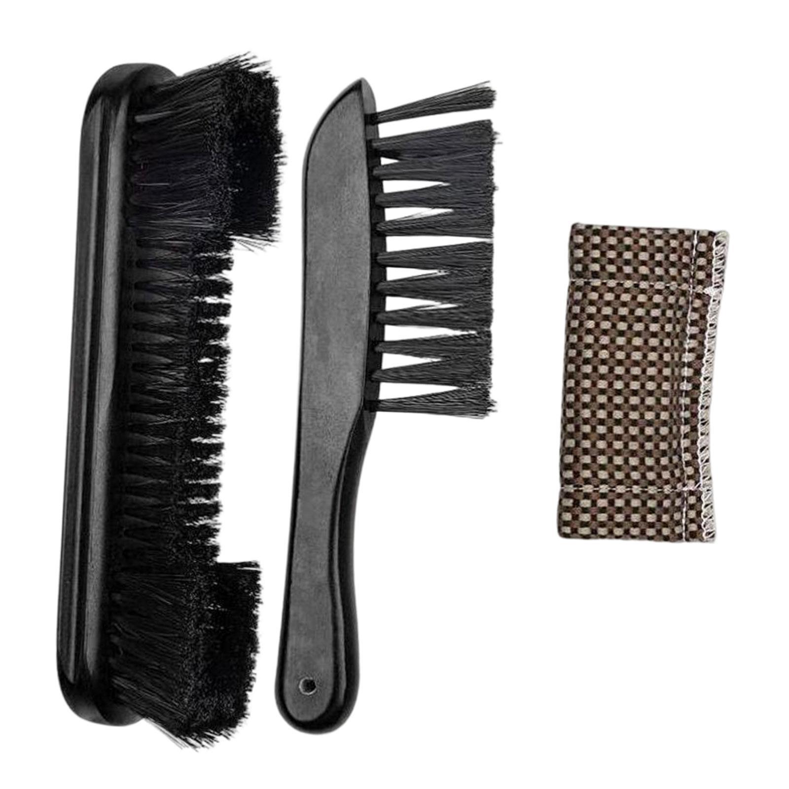 Pool Table Brush Set, Billiards Table Brush Pool Snooker, Portable Cleaning Tool Wood Handle, Nylon Brush for Indoor Outdoor Billiard Accessory