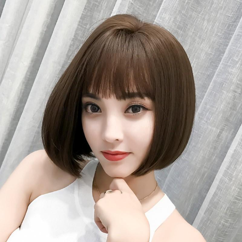 Tóc bộ víc xuông cao cấp F3192, tặng lưới chụp