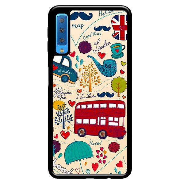 Ốp in cho Samsung Galaxy A70 Họa Tiết Xe Buýt - Hàng chính hãng