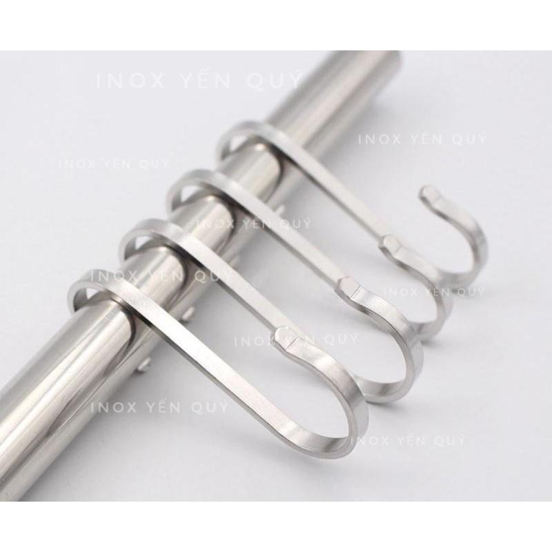 Móc treo đồ chữ S lồng ống inox phi 16 và 19 inox304