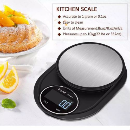 Cân Tiểu Ly Điện Tử Nhà Bếp Digital Electronic Scale Độ Chính Xác Cao Cảm Ứng Vân Tay Cực Nhạy, Cân Điện Tử Nhà Bếp Mini