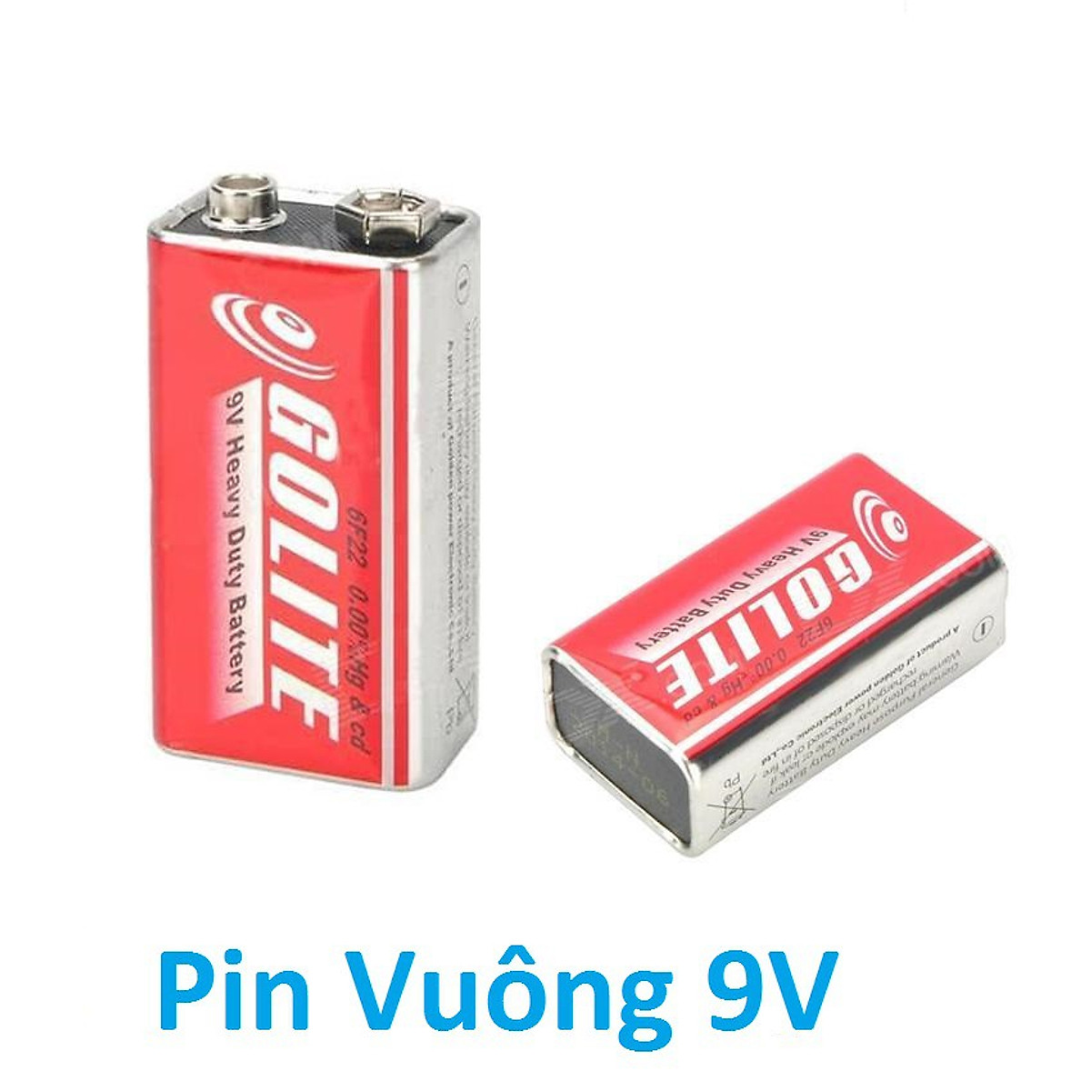 Pin vuông 9V GOLTOE chuyên dùng cho Micro không dây