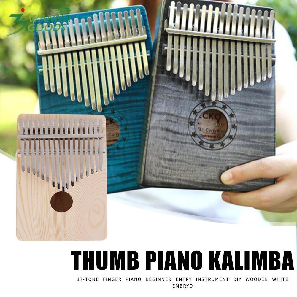 Đàn Kalimba 17 Phím Bằng Gỗ Cho Người Mới Tập Chơi