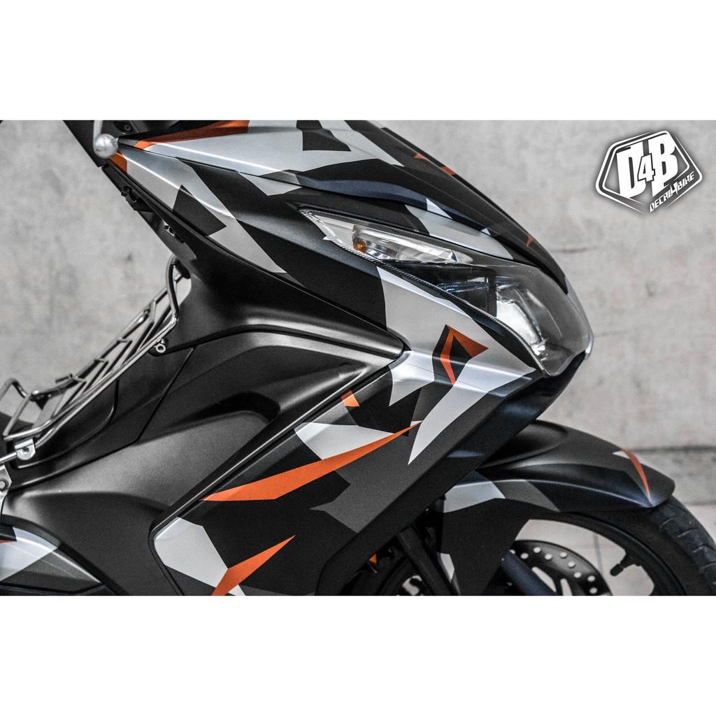 Tem trùm xe dành cho AIR BLADE 2014 CAMOU LẬP THỂ