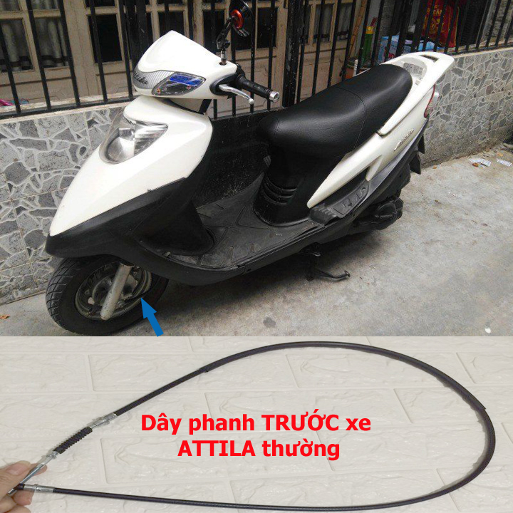 Dây thắng TRƯỚC - dây phanh TRƯỚC cho xe máy ATTILA thường - TB1284