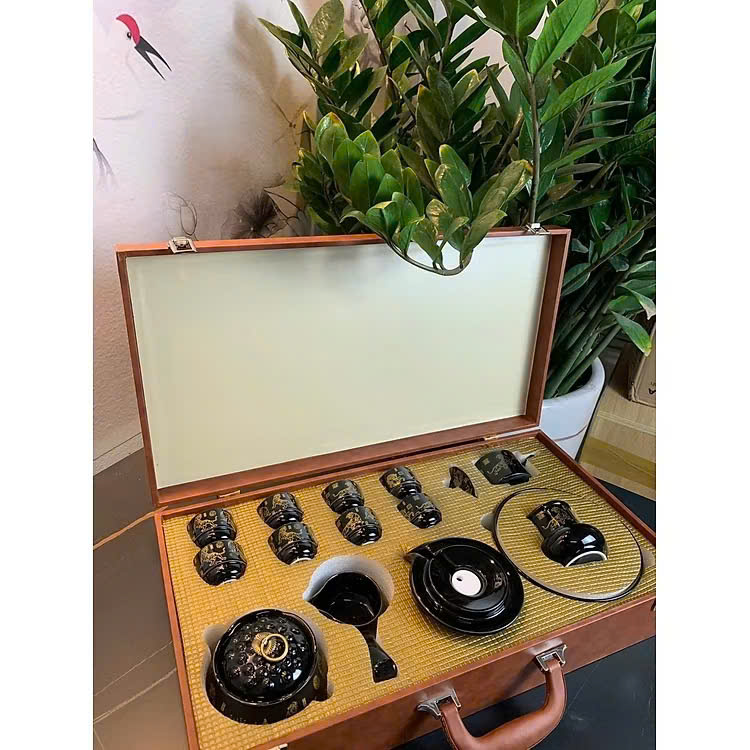 Bộ ấm pha trà cao cấp bằng gốm sứ cao cấp