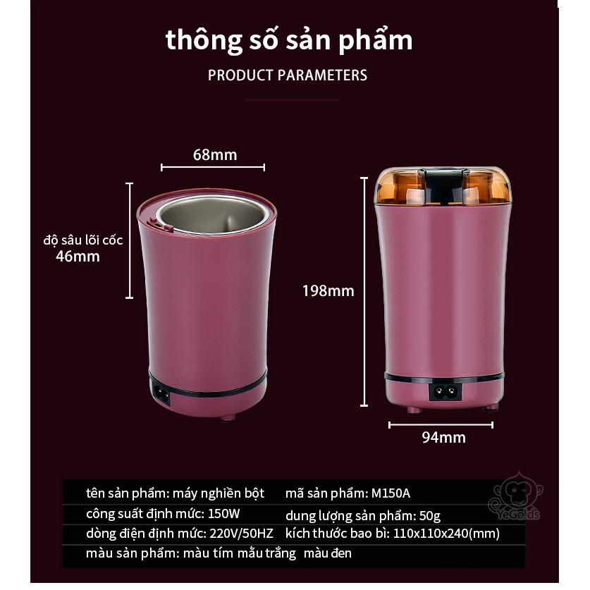 Máy Xay Bột, Máy Nghiền Bột Đa Chức Năng FNEPOWIERAS - Máy Xay Mini Xay Ngũ Cốc, Gia Vị, Dược Liệu, Hạt Cà Phê