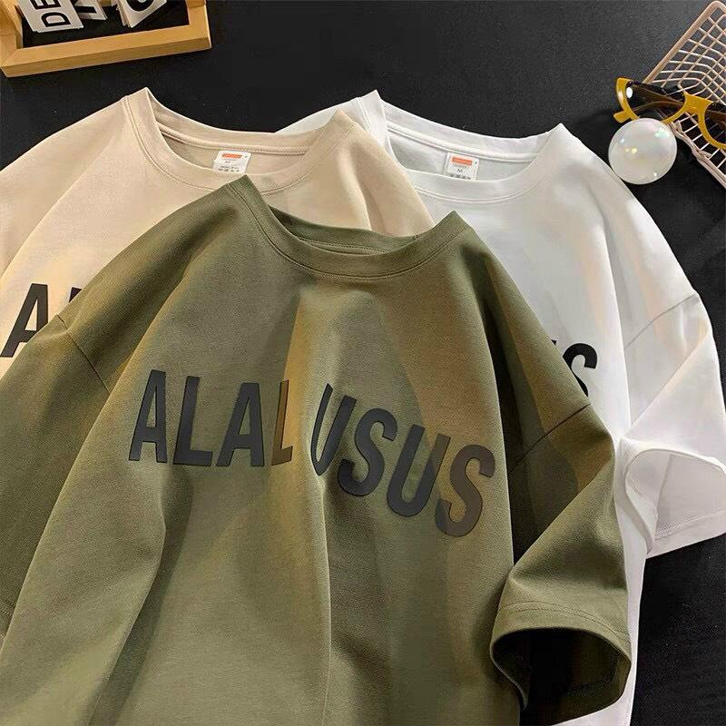 Áo phông nam nữ form rộng 2N Unisex thun cotton họa tiết chữ đơn giản usus màu trắng/đen/xám/be/rêu