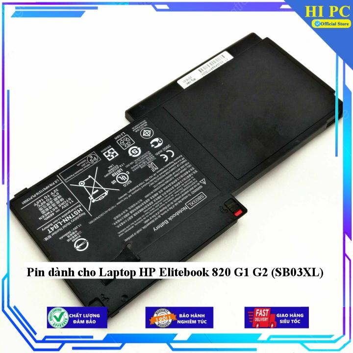 Pin dành cho Laptop HP Elitebook 820 G1 G2 (SB03XL) - Hàng Nhập Khẩu