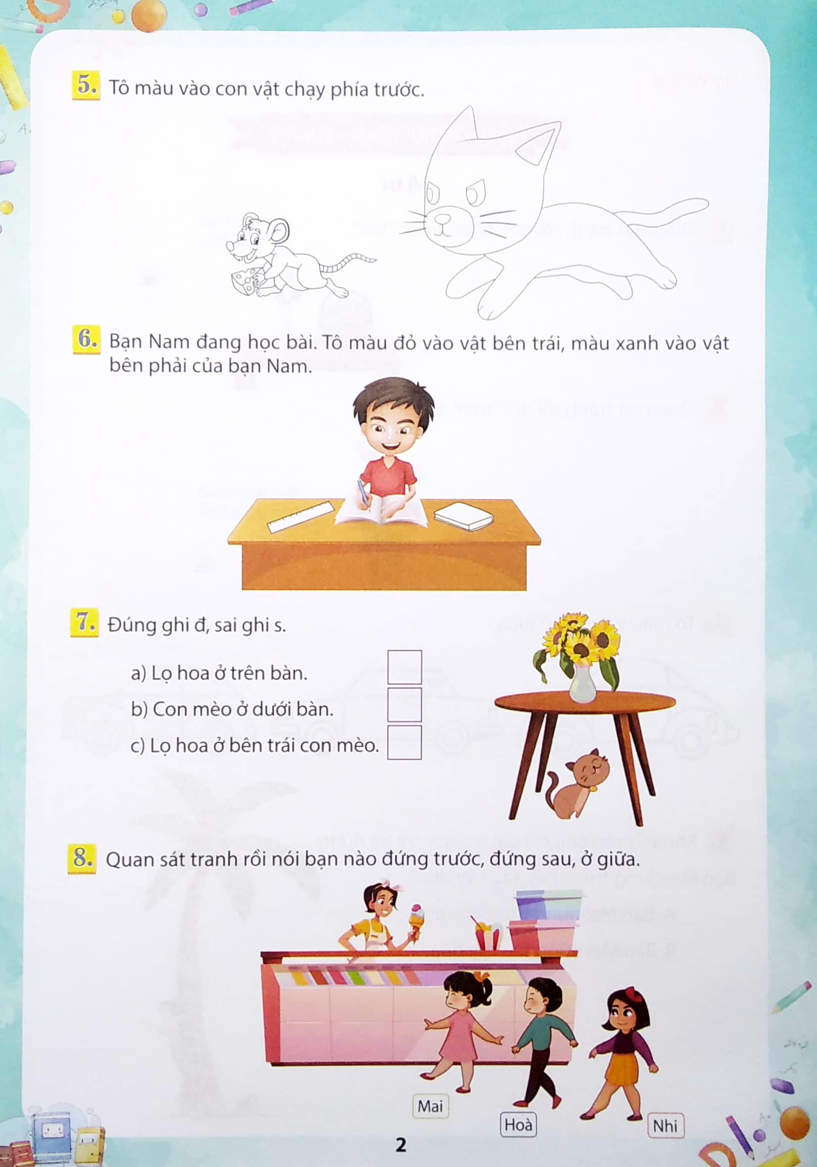 Phiếu Ôn Tập Cuối Tuần Môn Toán Lớp 1 (Bộ Sách Chân Trời Sáng Tạo)