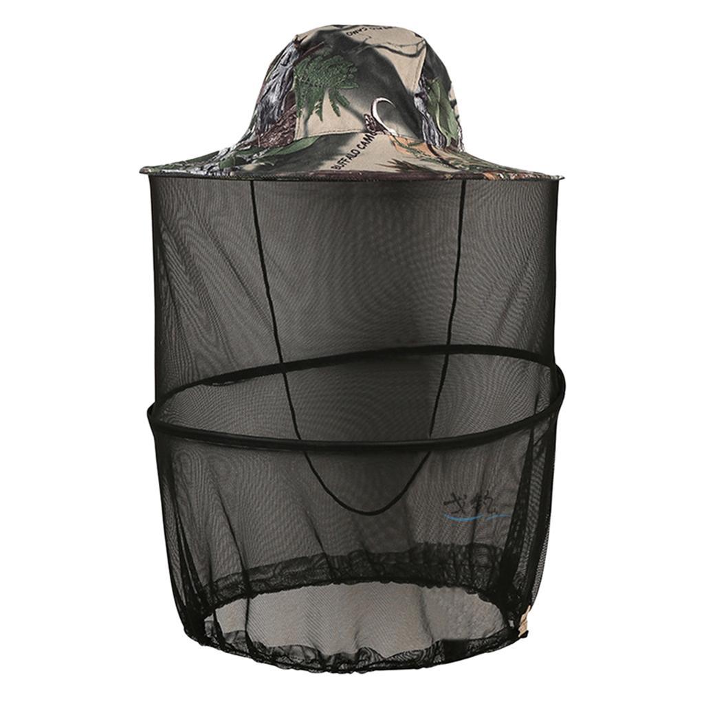 Mosquito Fly Net Head Protector Insect Bug Neck Face Protect Net Fishing Hat