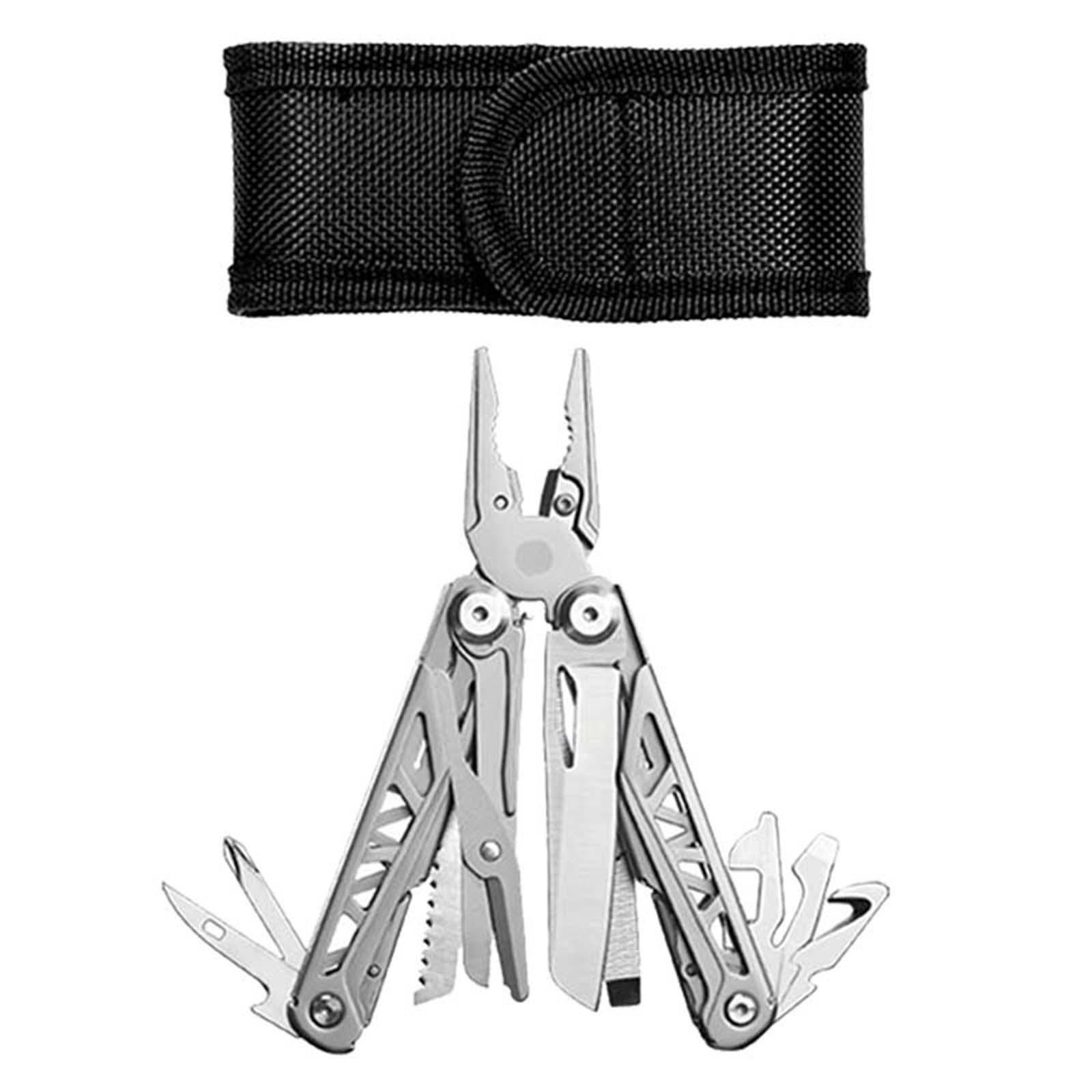 Multitool Pliers Multifunction Tool Pliers Durable Foldable Combination Folding Pliers Multi Tool for Climbing Yard Hiking Backpacking