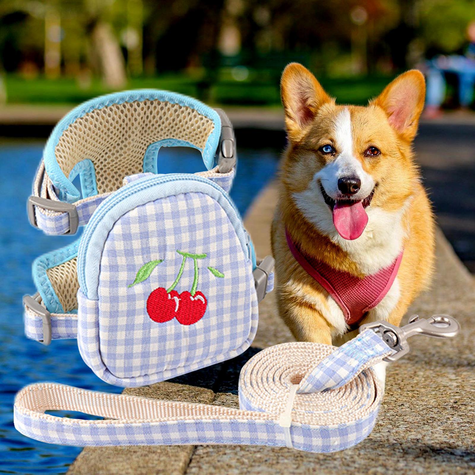 Service Working Vests No Pulling Harnesses Collar S Blue