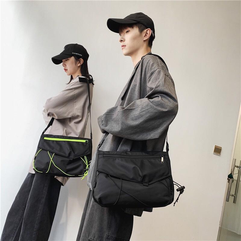 Túi Đeo Chéo Nam Nữ Cặp Sách ulzzang Thời Trang Unisex Vải Canvas Chống Nước B074