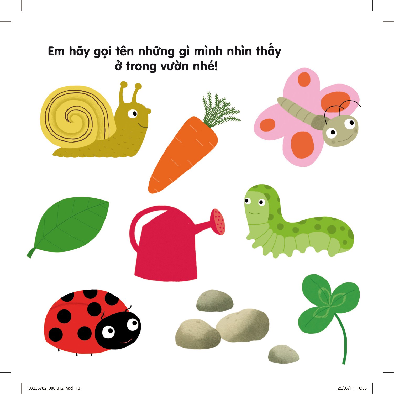 Sách Chuyển Động Thông Minh Đa Ngữ Việt - Anh - Pháp: Khu Vườn Bí Mật - Secret Garden - Le Jardin Secret - Nathalie Choux