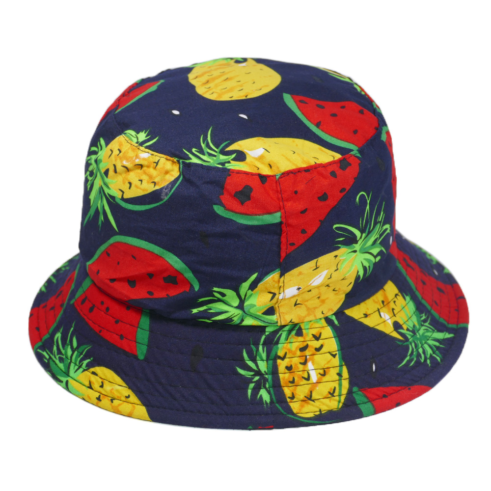 Mũ bucket trái cây phong cách thời trang du lịch biển, họa tiết trái cây độc đáo, chất liệu vải mềm mại - Hạnh Dương
