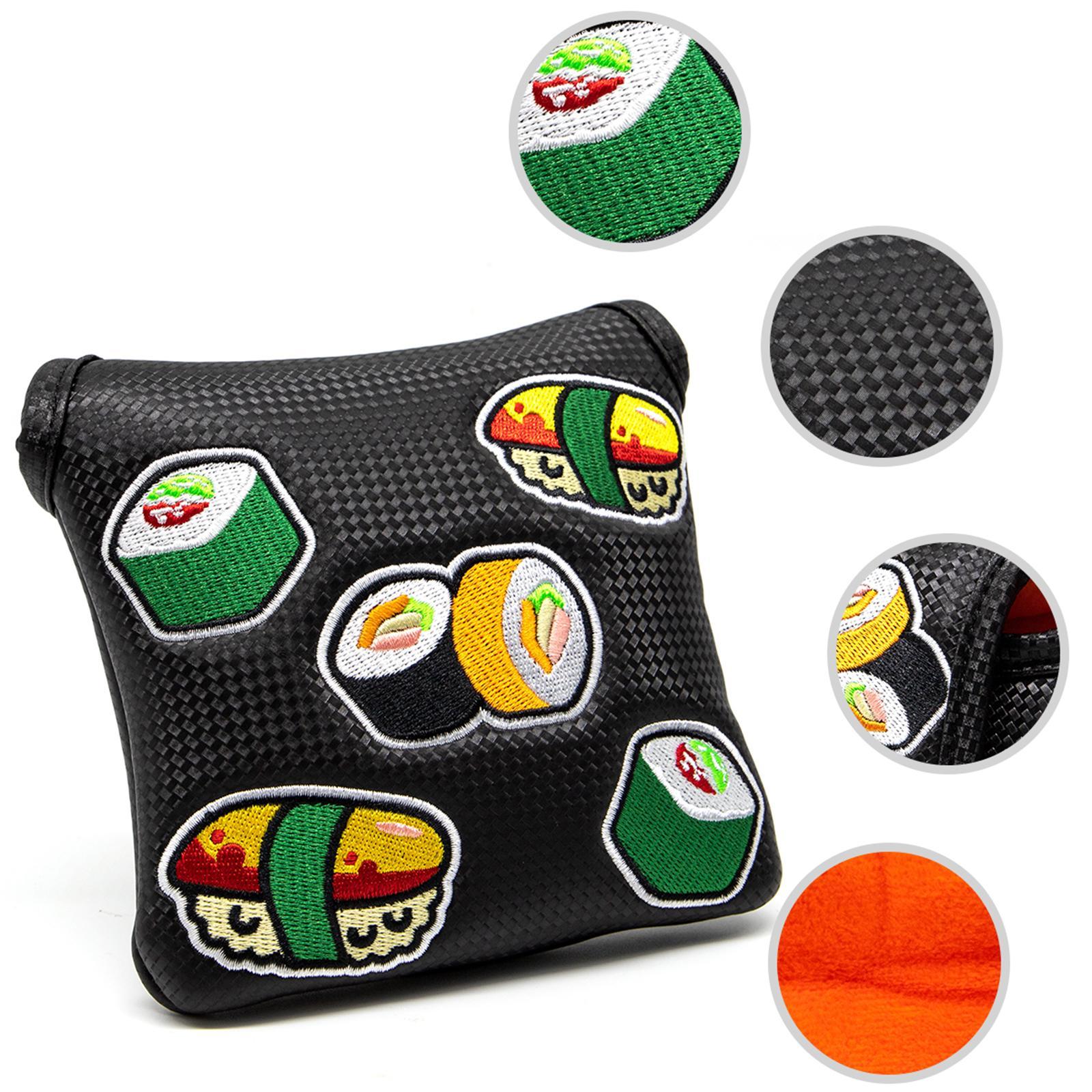 2 Golf Mallet Putter Cover Golf Mallet Putter Headcover Non-slip