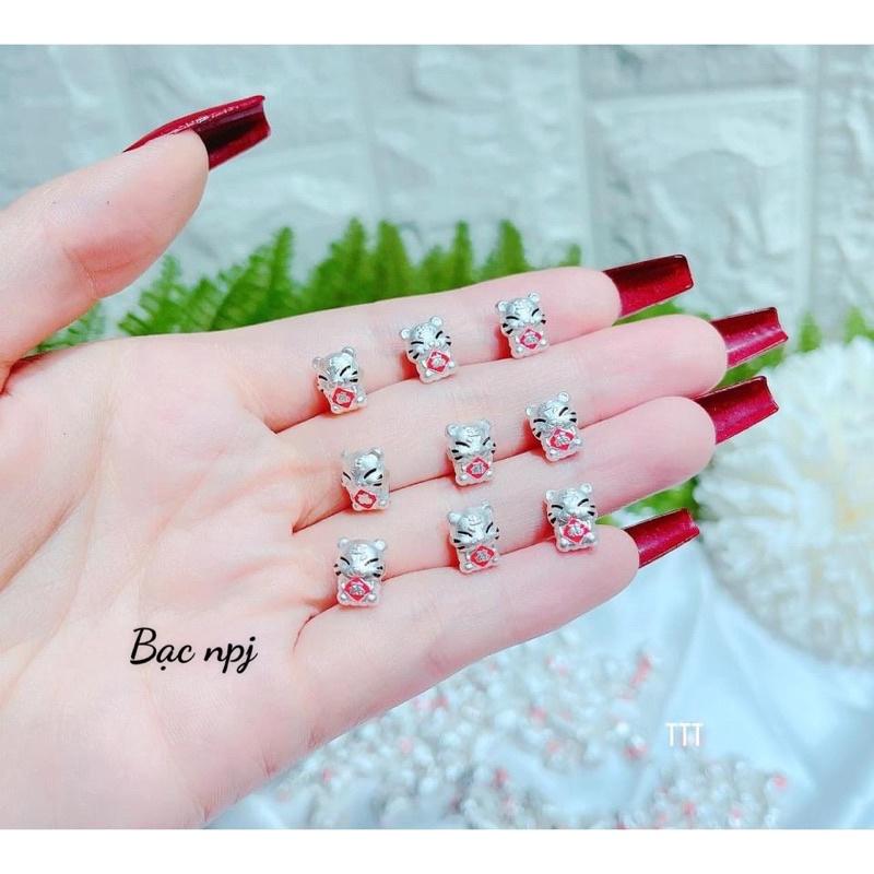 Con giáp hổ mix vòng bạc ta ,sll giá rẻ-Bạc npj