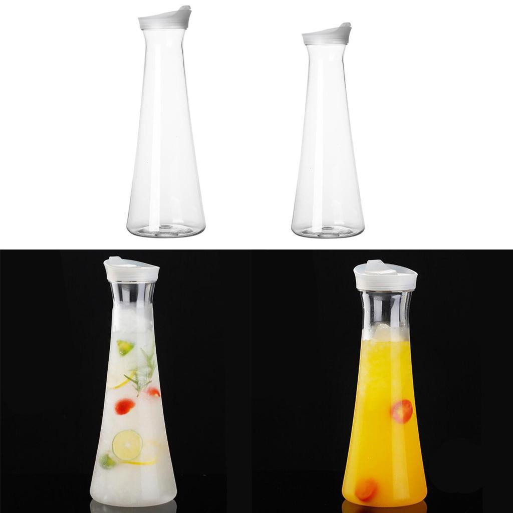 4X Water Pitcher Juice Jar Beverage Serving Jugs Beer Waist pot 1500ml