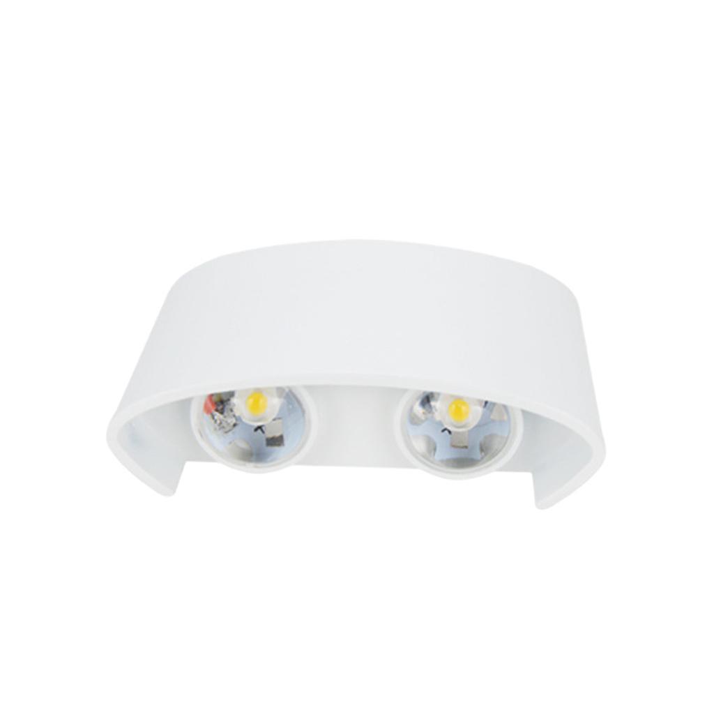 Wall Light Bedroom Warm White LED Sconce Hotel Home Bedside Indoor 4W White