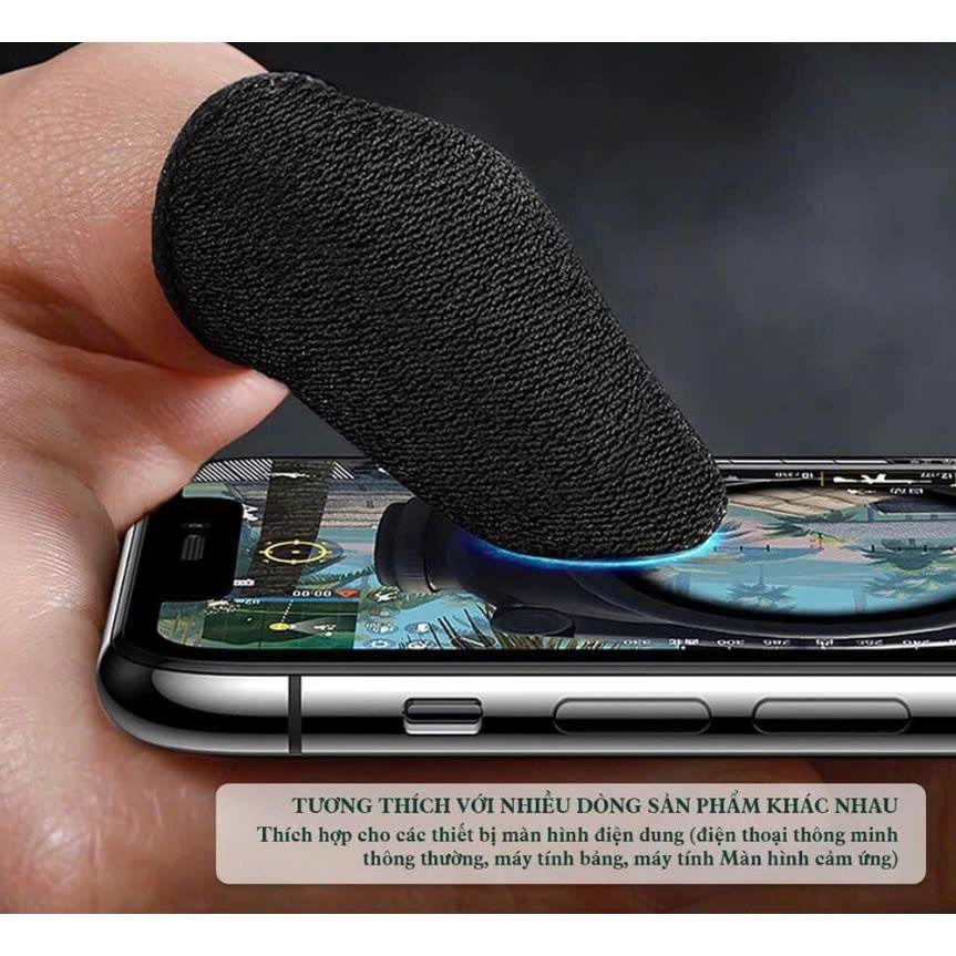 COMBO 2 Găng tay chơi game Mobile - Chống mồ hôi tay, tăng độ nhạy cảm ứng