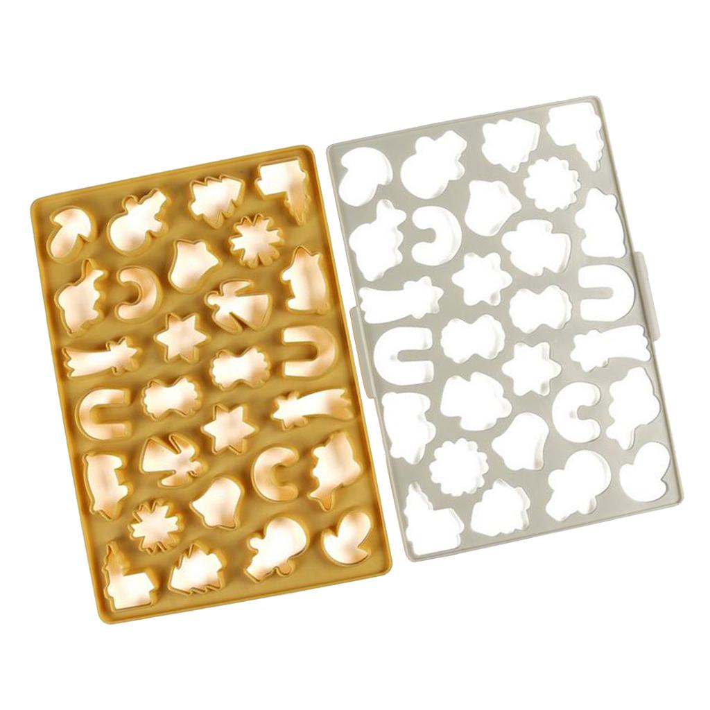 Christmas Cake DecorCookie Cutter Biscuit Fondant Molds