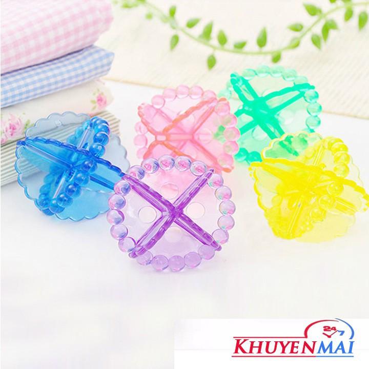 Bóng giặt Silicone thông minh, giúp giặt sạch hơn, không hại quần áo và máy giặt