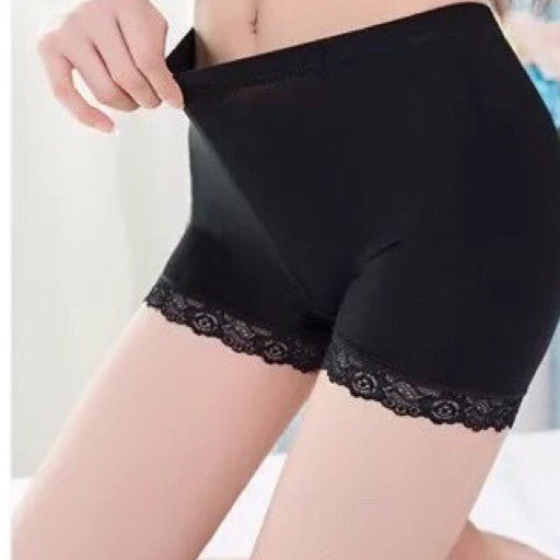 Quần đùi mặc váy cotton lạnh pha ren