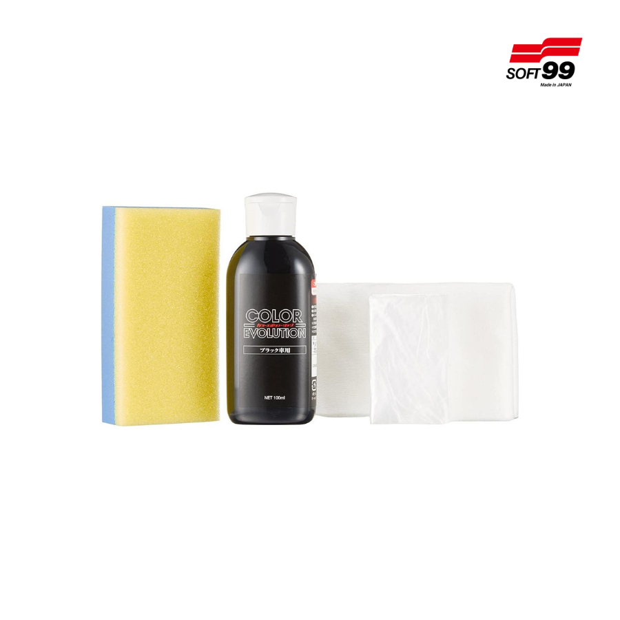 Sáp phục hồi màu sơn xe màu đen Color Evolution W-182 Soft99