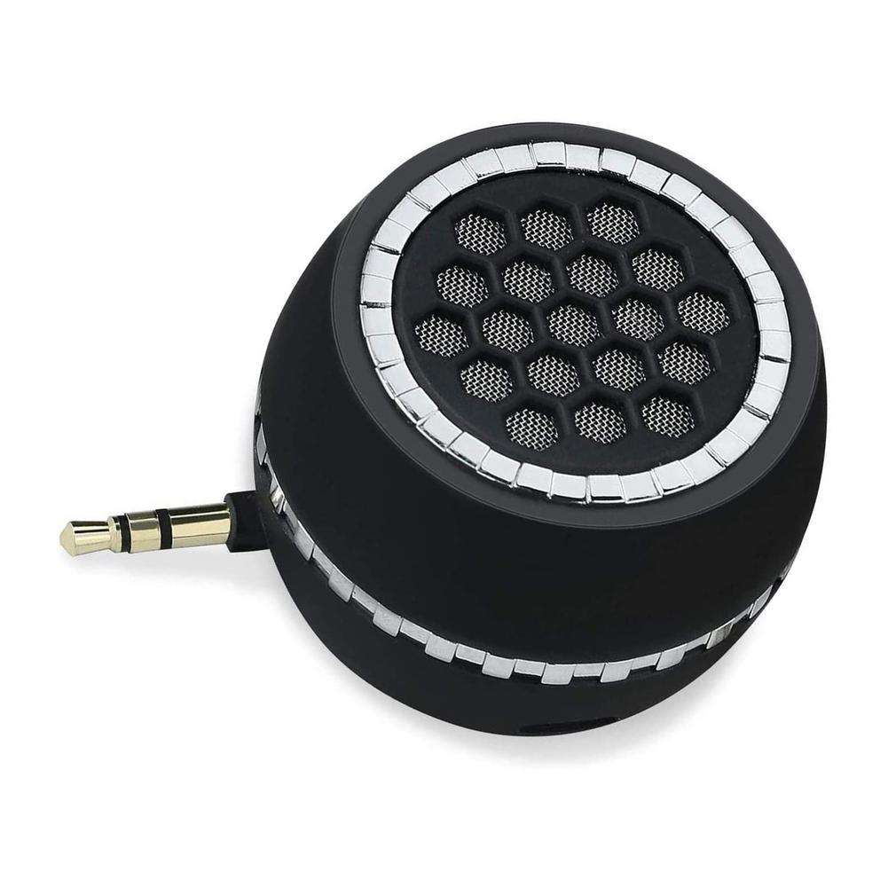 Di tích loa không dây điện thoại bên ngoài loa Universal 3.5mm Jack mini Hộp âm thanh cho máy tính bảng điện thoại thông minh máy tính xách tay mp3 MP4 Màu sắc: Đen