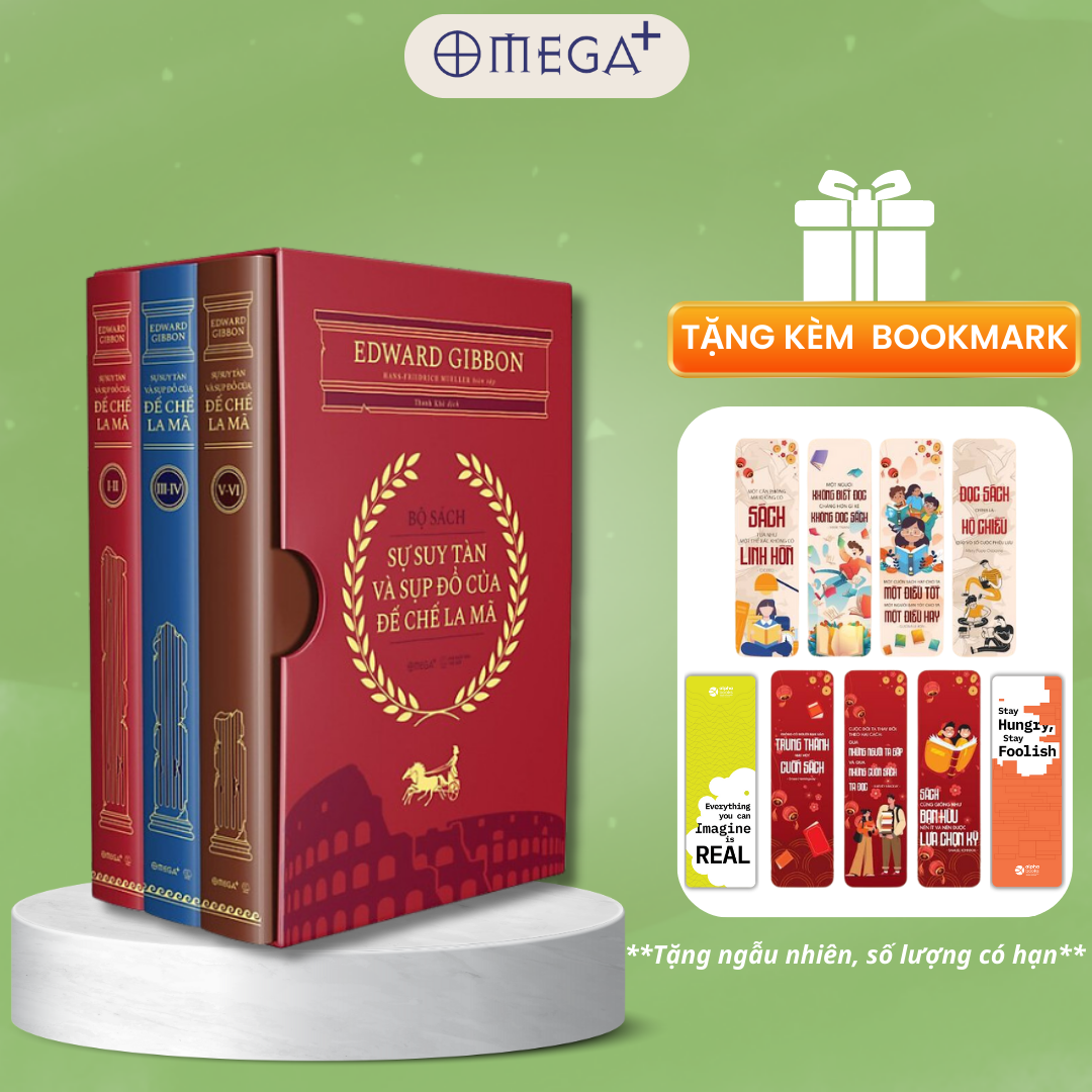Bộ Sách Sự Suy Tàn Và Sụp Đổ Của Đế Chế La Mã (Bộ 3 Cuốn)
