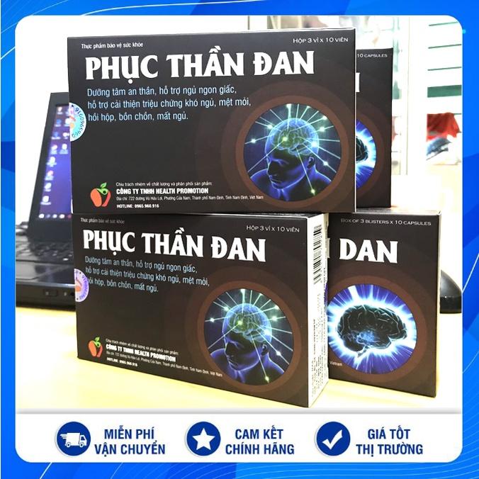 Phục thần đan Giúp dưỡng tâm an thần, hỗ trợ cải thiện triệu mất ngủ, mệt mỏi, hồi hộp, bồn chồn