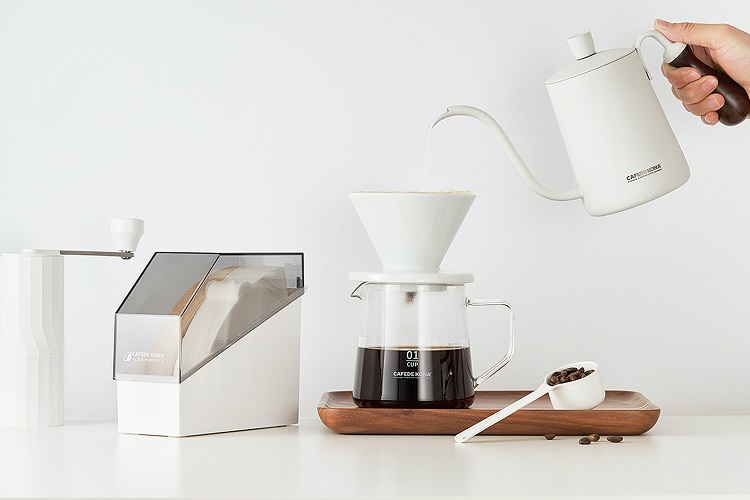 Hộp nhựa đựng giấy lọc cà phê pour over v60 CAFE DE KONA