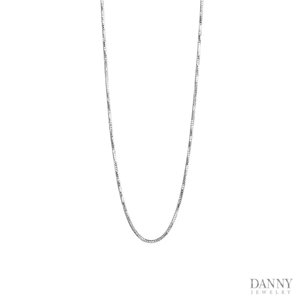Dây Chuyền Nữ Danny Jewelry Bạc 925 Xi Bạch Kim